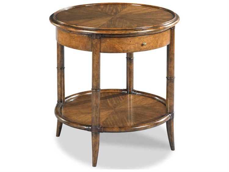 Woodbridge Linwood 26" Round Hazelnut End Table WBF121820