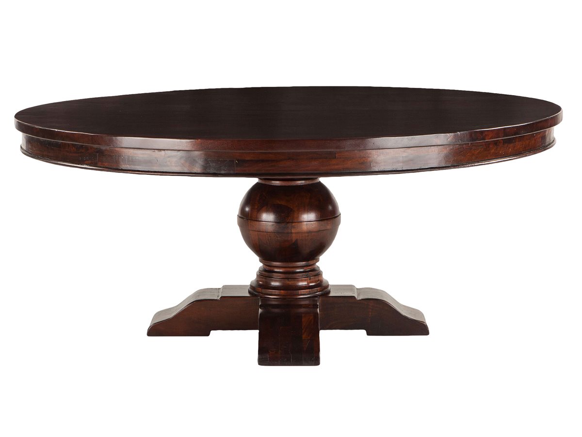 World Interiors Chatham Downs Brown Mahogany 72 Wide Round Dining Table World Interiors Chatham Downs Brown Mahogany 72 Wide Round Dining Table
