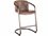 World Interiors Chiavari Leather Distressed Black Brushed Nickel Counter Stool  WITZWPFCC22AEG