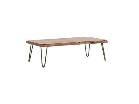 World Interiors Grandby Rectangular Wood Walnut Coffee Table