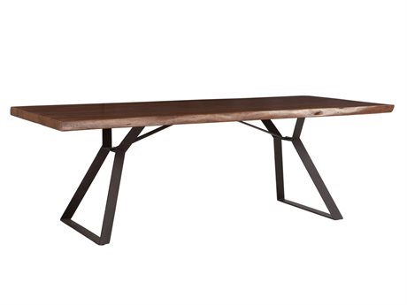 World Interiors Nottingham Rectangular Wood Walnut Dining Table