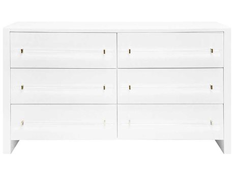 Worlds Away 6-Drawers Gold Double Dresser