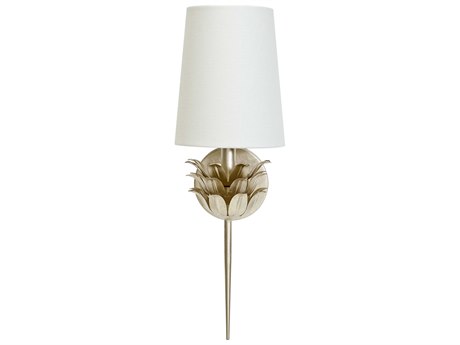 Worlds Away Silver Wall Sconce