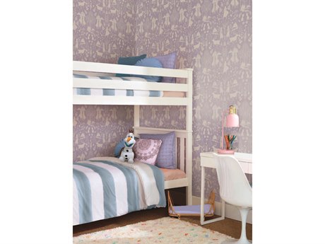 York Wallcoverings Disney Kids Vol-4 Purple / Glitter Disney Frozen-2 Nordic Wallpaper