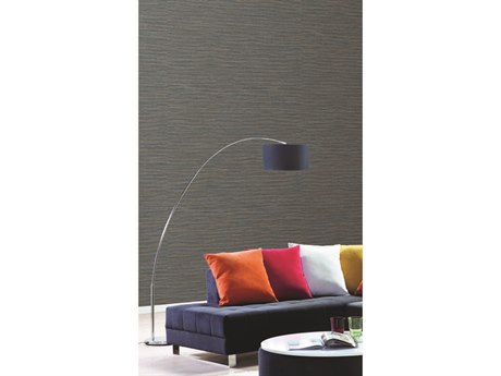 York Wallcoverings Color Digest Dark Blue Ramie Weave Wallpaper