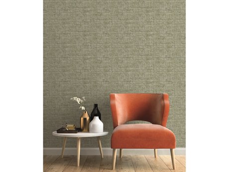 York Wallcoverings Conservatory Green Papyrus Weave Wallpaper