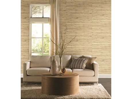 York Wallcoverings Grasscloth Resource Library Beige / Taupe River Grass Wallpaper