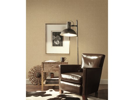 York Wallcoverings Grasscloth Resource Library Beige / Silver Woven Crosshatch Wallpaper