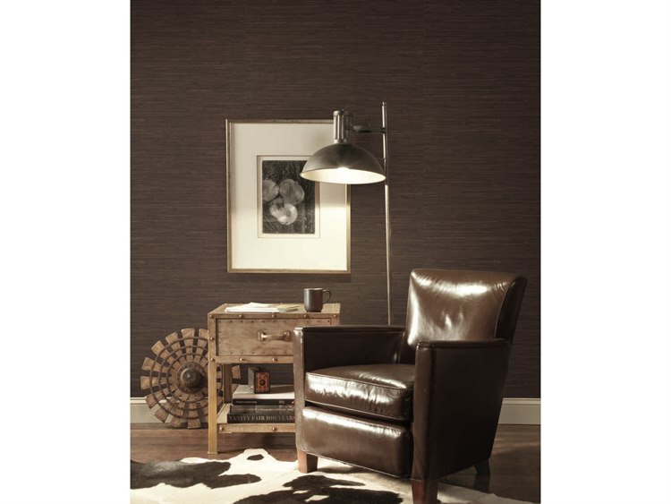 York Wallcoverings Grasscloth Resource Library Blacks Knotted Grass