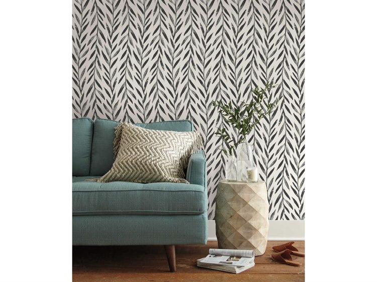 York Wallcoverings Magnolia Home Peel & Stick Black Willow Wallpaper