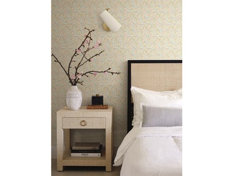 York Wallcoverings Light Mustard Tapestry Wallpaper