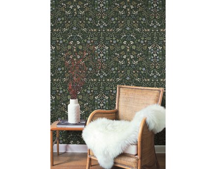 York Wallcoverings Hunter Green Wildwood Wallpaper
