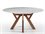 YumanMod Theodosia Round Glass Dining Table  YMBR0101RMTW