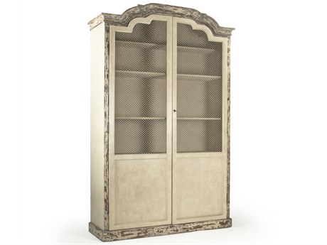 Hooker Furniture Boheme Antique Gray White China Cabinet Hooltwd