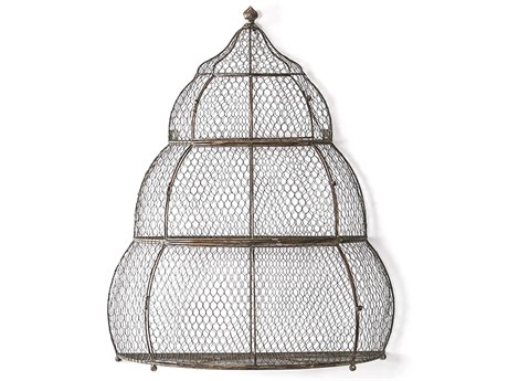 Zentique Antique Grey Birdcage