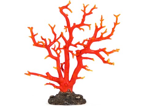 Zentique Orange Red / Distressed Brown Coral