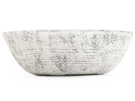 Zentique Off-White / Brown Decorative Bowl
