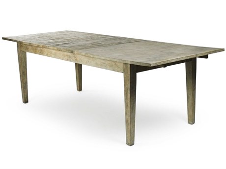 Zentique Rectangular Wood Limed Grey Dining Table