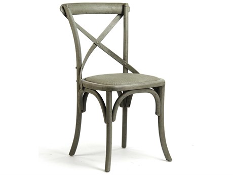 Zentique Parisienne Birch Wood Green Side Dining Chair