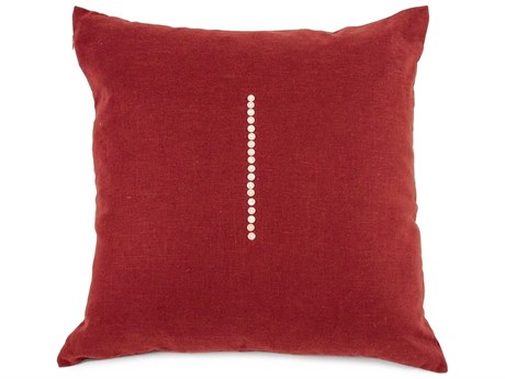 Zentique Deep Red 24" x 24" Pillow