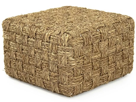 Zentique Brown Ottoman
