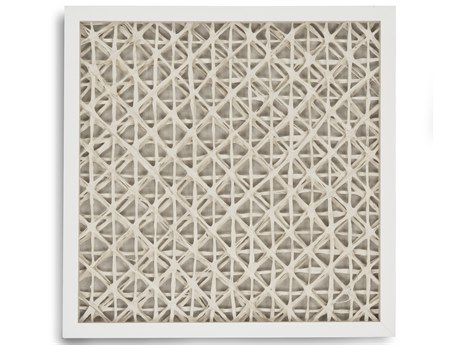 Zentique Diagonal Lines Abstract Paper Shadow Box