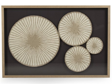 Zentique Abstract Paper Shadow Box