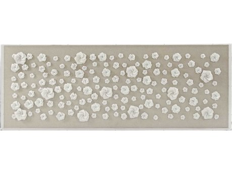 Zentique Ceramic Flowers Shadow Box