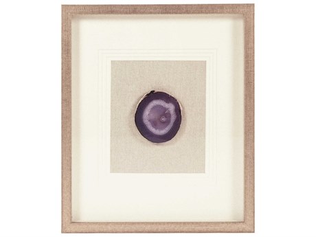 Zentique Purple Geode Shadow Box