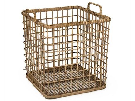 Zentique Tan 16" Storage Basket