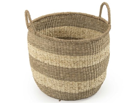 Zentique Brown 19" Rounded Basket