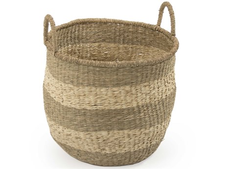 Zentique Brown 18" Rounded Basket