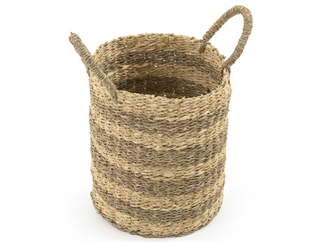 Zentique Brown 10" Woven Wire Basket