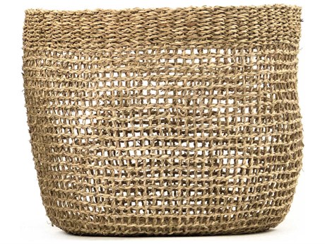 Zentique Brown 15" Woven Basket