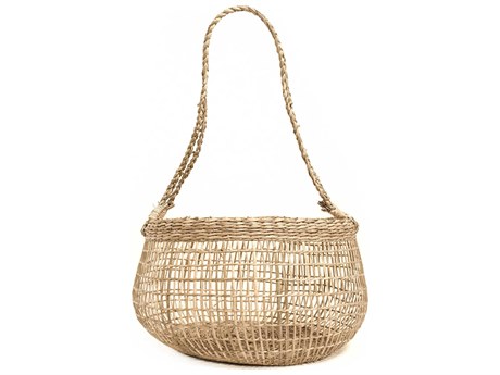 Zentique Brown 18" Woven Basket