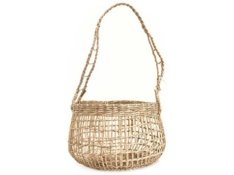Zentique Brown 13" Woven Basket