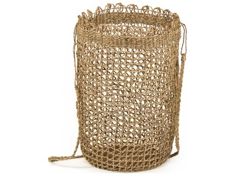 Zentique Brown 24" High Woven Basket