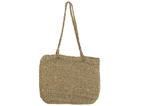 Zentique Brown Woven Handbag Set of 2