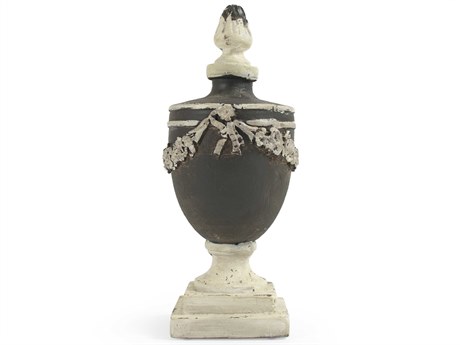 Zentique Seawood / White Urn Set of 2