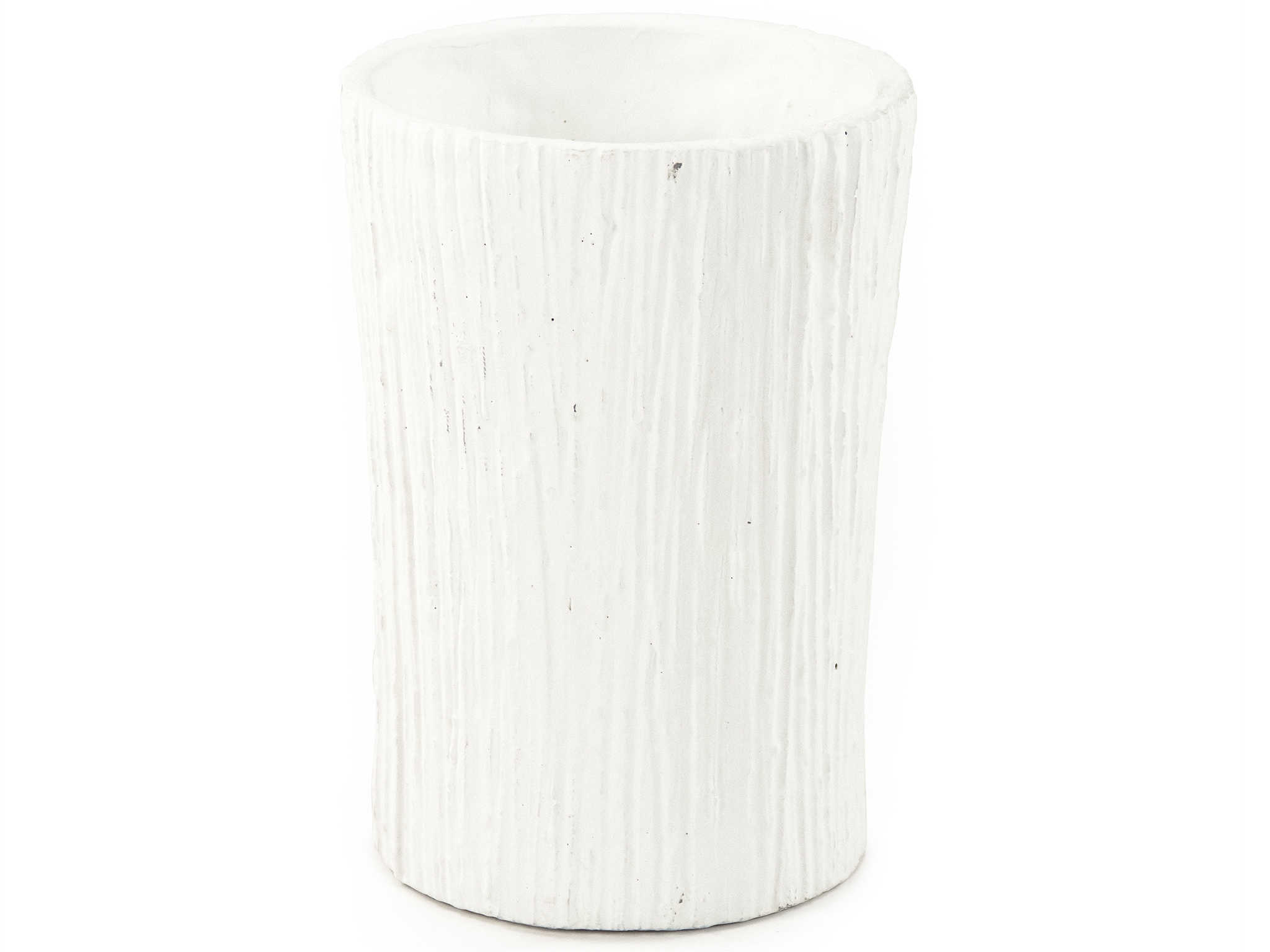Zentique Distressed White 12'' High Vase | ZEN10043LA148