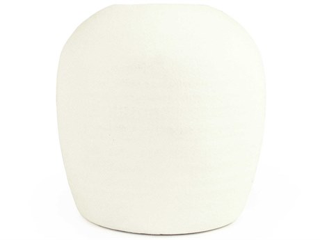 Zentique Matte White Vase