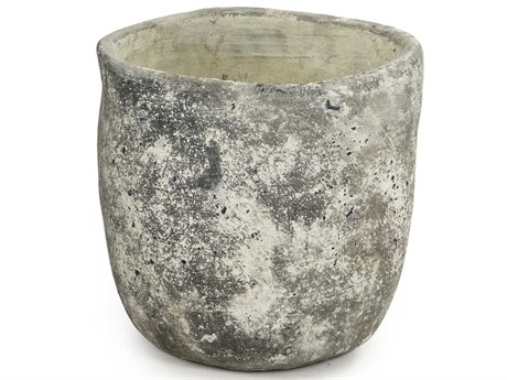 Zentique Distressed Grey / White 9" High Vase