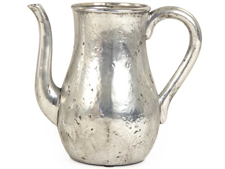 Zentique Distressed Metallic Silver 12" Pitcher