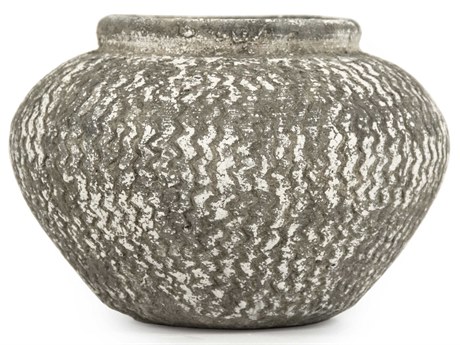 Zentique Distressed Grey 10" Vase