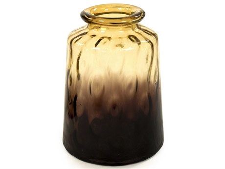 Zentique Ombre Amber 11" High Glass Jar