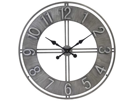 Zentique Distressed Metal Adorlee Wall Clock
