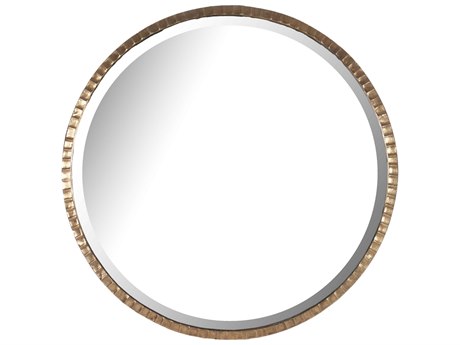 Zentique Ania Antique Bronze Round Wall Mirror