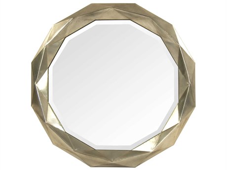 Zentique Gio Pale Gold Round Wall Mirror
