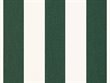Forest Green and White Stripe