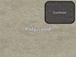Sand Polywood / Ash Charcoal Cushion